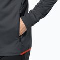 Мъжки суитшърт Jack Wolfskin Hydro Grid Hooded FZ от полар сив 1710002 5