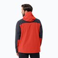 Мъжко дъждобранно яке Go Hike на Jack Wolfskin, червено 1114051 2