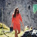 Jack Wolfskin Hilltop Trail дамски къси панталони за трекинг оранжев 1505462 5