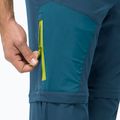 Мъжки софтшел панталониJack Wolfskin Glastal Zip Away navy blue 1508301 5