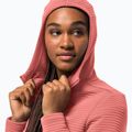 Дамско яке за трекинг Jack Wolfskin Modesto С качулка и избледняла роза 3
