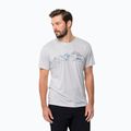 Мъжка тениска за трекинг Jack Wolfskin Peak Graphic white 1807183