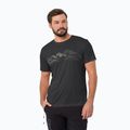 Мъжка тениска за трекинг Jack Wolfskin Peak Graphic black 1807183