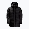 Детско подплатено яке Jack Wolfskin Teen Ins Long granite black 4