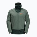 Jack Wolfskin Alpspitze Ins Hybridge hedge зелено мъжко дъждобранно яке 7