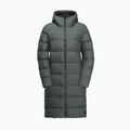 Дамско пухено яке Jack Wolfskin Frozen Palace slate green 6