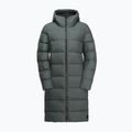 Дамско пухено яке Jack Wolfskin Frozen Palace slate green 6