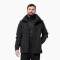 Мъжко дъждобранно яке Jack Wolfskin Feldberg Luntal 3in1 черно