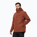 Мъжко дъждобранно яке Jack Wolfskin Feldberg Luntal 3in1 carmine 2