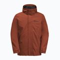 Мъжко дъждобранно яке Jack Wolfskin Feldberg Luntal 3in1 carmine 9