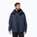 Мъжко дъждобранно яке Jack Wolfskin Feldberg Luntal 3in1 night blue