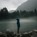 Шалте за дъжд Jack Wolfskin Cape West Elemental Blue за жени 10
