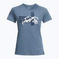 Дамска тениска за трекинг Jack Wolfskin Vonnan S/S Graphic elemental blue 4