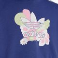 Детски суитшърт adidas Cropped Floral legacy indigo 3