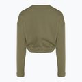 Дамски суитшърт adidas Hyperglam Crop Crew focus olive 2