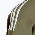 Дамски суитшърт adidas Hyperglam Crop Crew focus olive 3