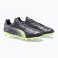 PUMA King Pro 21 FG мъжки футболни обувки черно-зелени 106549 05 4