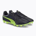 PUMA King Hero 21 FG мъжки футболни обувки черно-зелени 106554 05 4