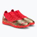 Детски футболни обувки PUMA Future Z 3.4 Neymar Jr. TT оранжево и златно 107108 01 4