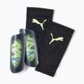 PUMA Ultra Flex Sleeve предпазители за подбедрици черно-зелени 030830 10 8