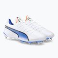 PUMA King Ultimate MXSG мъжки футболни обувки puma white/puma black/blue glimmer/ultra orange 4