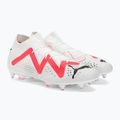PUMA Future Match MXSG мъжки футболни обувки puma white/puma black/fire orchid 4