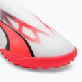 Детски футболни обувки PUMA Ultra Match Ll TT + Mid Jr puma white/puma black/fire orchid 7