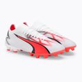 PUMA Ultra Match FG/AG мъжки футболни обувки puma white/puma black/fire orchid 4