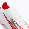 PUMA Ultra Match FG/AG мъжки футболни обувки puma white/puma black/fire orchid 8