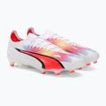 PUMA Ultra Ultimate FG/AG мъжки футболни обувки puma white/pum black/fire orchid 4