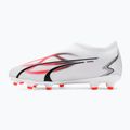 Детски футболни обувки PUMA Ultra Match Ll FG/AG Jr puma white/puma black/fire orchid 9