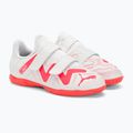 Детски футболни обувки PUMA Future Play IT V Jr puma white/fire orchid 4
