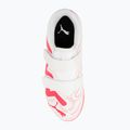 Детски футболни обувки PUMA Future Play IT V Jr puma white/fire orchid 6