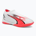 Детски футболни обувки PUMA Ultra Match LL IT + Mid Jr puma white/puma black/fire orchid