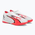 Детски футболни обувки PUMA Ultra Match LL IT + Mid Jr puma white/puma black/fire orchid 4