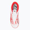 Детски футболни обувки PUMA Ultra Play TT Jr puma white/puma black/fire orchid 6