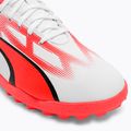 Детски футболни обувки PUMA Ultra Play TT Jr puma white/puma black/fire orchid 7