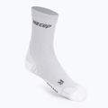 CEP Ultralight Short carbon бели мъжки чорапи за бягане с компресия 4