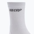CEP Ultralight Short carbon бели мъжки чорапи за бягане с компресия 6