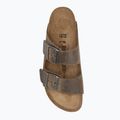 BIRKENSTOCK Arizona LEOI Тесни избледнели джапанки в цвят каки 5