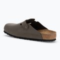 BIRKENSTOCK джапанки Boston NL Regular гладка кожа бетонно сиво 3