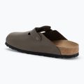 BIRKENSTOCK джапанки Boston NL Narrow гладка кожа бетонно сиво 3
