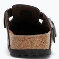 BIRKENSTOCK джапанки Boston NL Narrow гладка кожа бетонно сиво 6