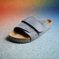 BIRKENSTOCK Kyoto LENB/LEVE Тесни джапанки basalt gray 5