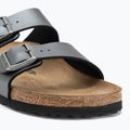 BIRKENSTOCK Arizona BF Narrow черни джапанки с металик 7
