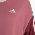 Дамски суитшърт adidas Essentials 3-Stripes Crop pink strata/shadow red/bliss pink/wonder quartz 4