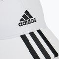 adidas Бейзболна шапка с 3 ленти Cotton Twill бяла/черна 3