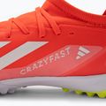 Мъжки футболни обувки adidas X Crazyfast League TF solar red/cloud white/team solar yellow 8