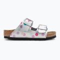 BIRKENSTOCK детски джапанки Arizona BF Narrow електрически металик на точки сребро 2