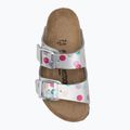 BIRKENSTOCK детски джапанки Arizona BF Narrow електрически металик на точки сребро 5